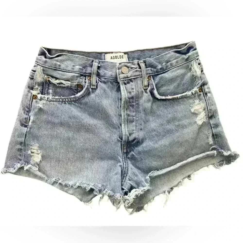 AGOLDE Parker Vintage Denim Cutoffs